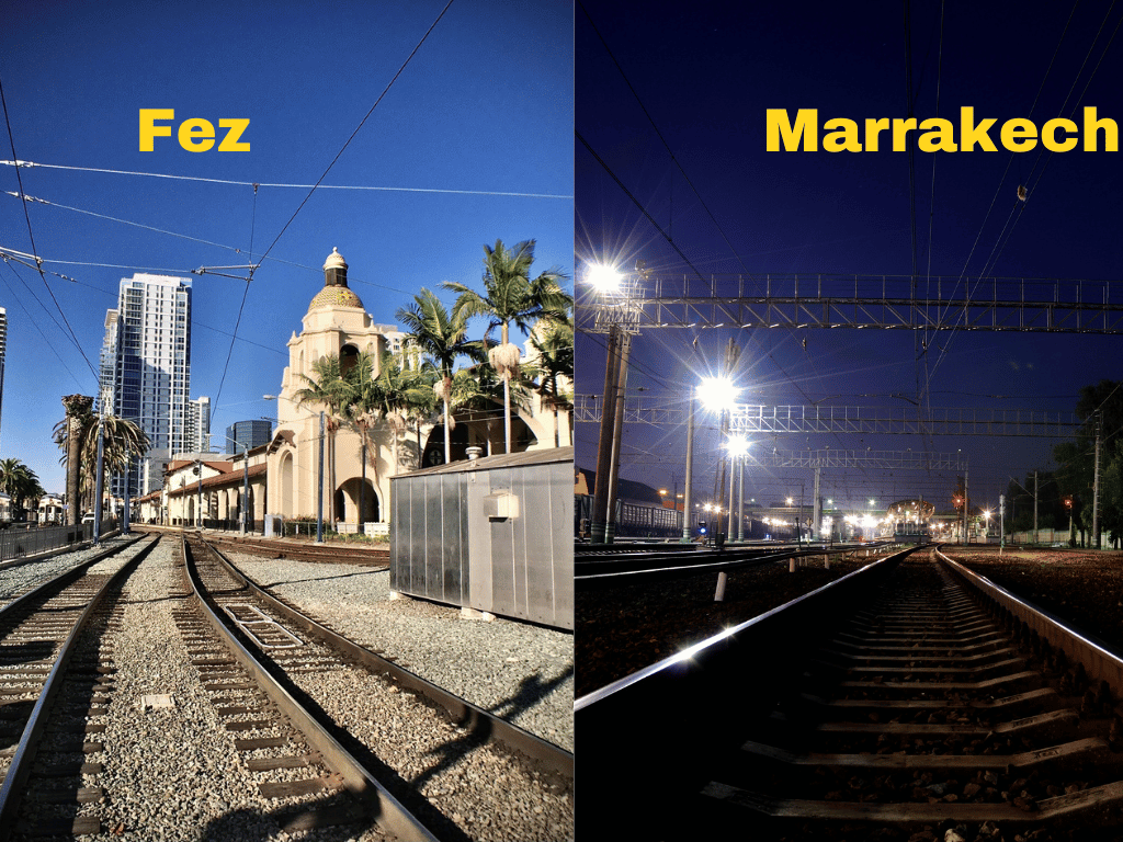 Rail Travelers From Fes to Marrakech 